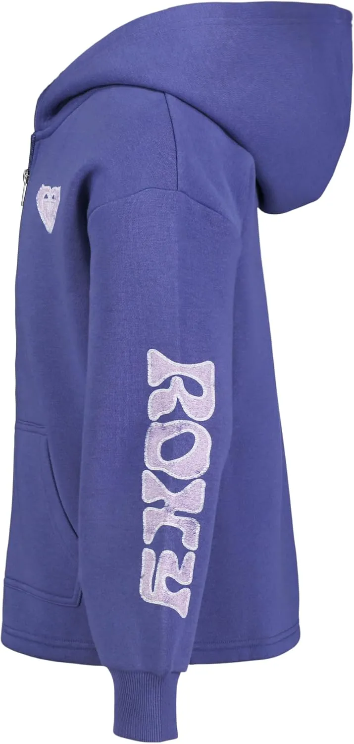 Roxy Girls' Full-Zip Fleece Hoodie Sweatshirt