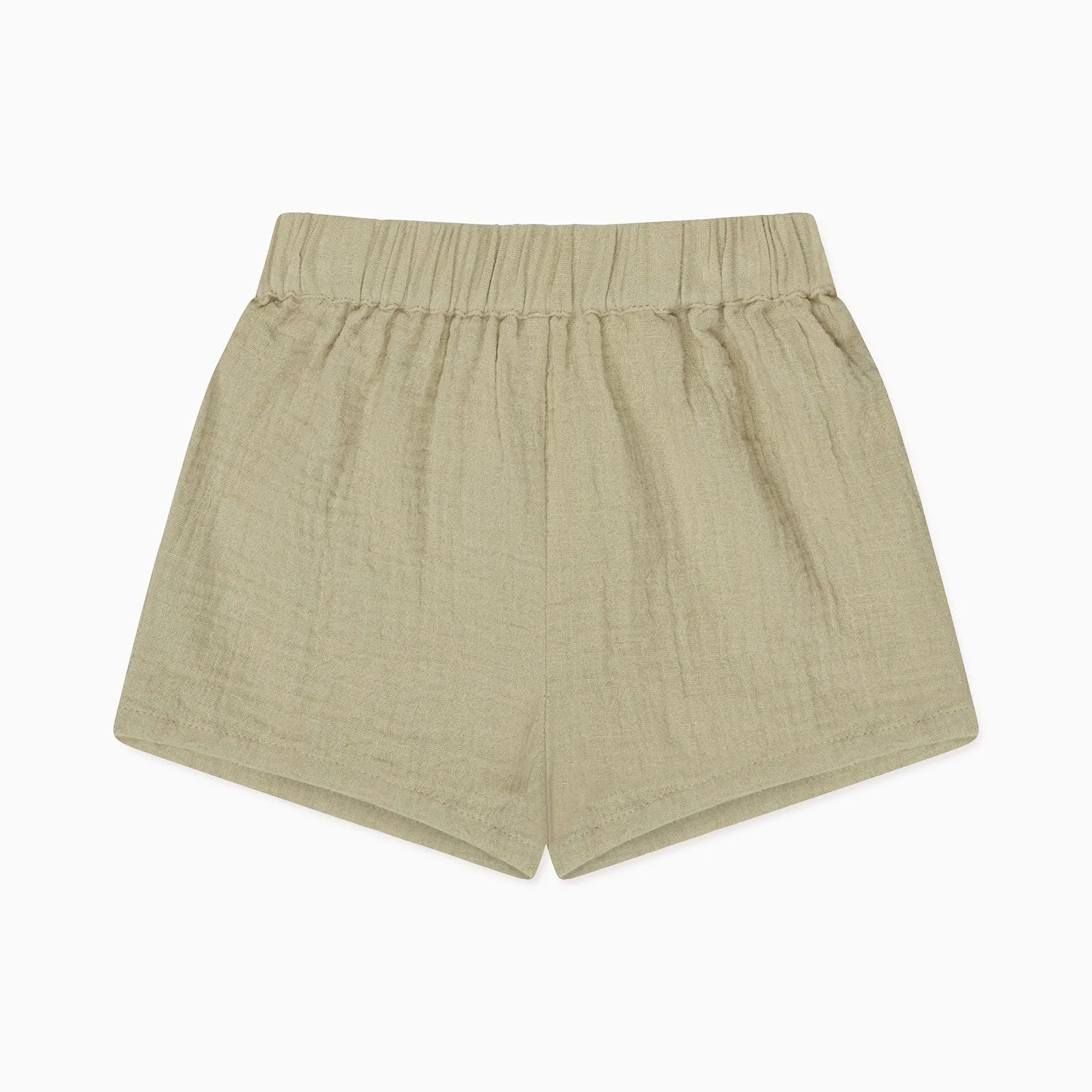 Sage Muslin Short Sleeve Shirt & Shorts Set