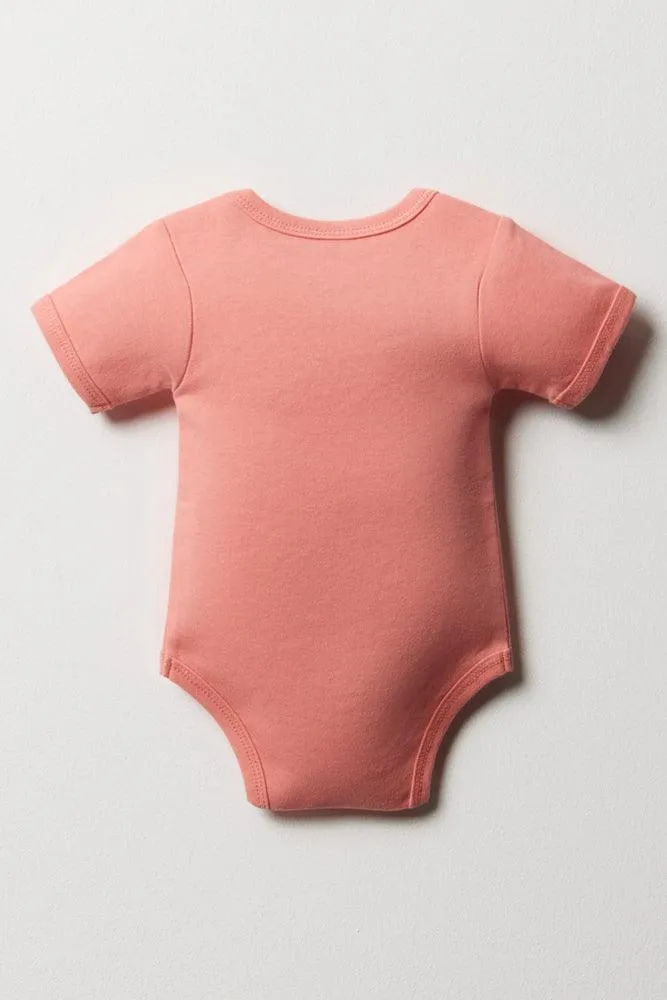 Short Sleeve Bodyvest Pink