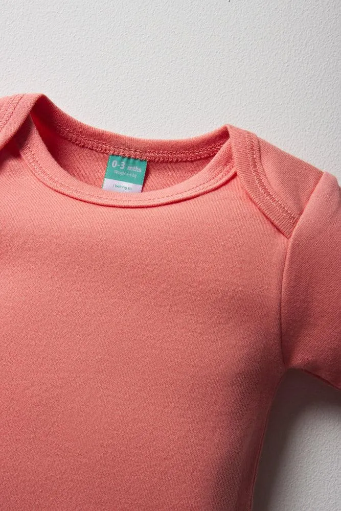Short Sleeve Bodyvest Pink
