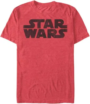 STAR WARS Men's Simplest Logo Graphic Long Sleeve Tee