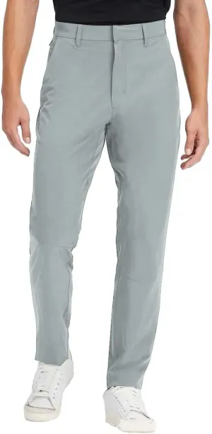 Suit Pants Mens Slim Fit Stretch Flat-Front Chino Golf Trousers Formal Casual Business Office Work Commute Pants with Pockets
