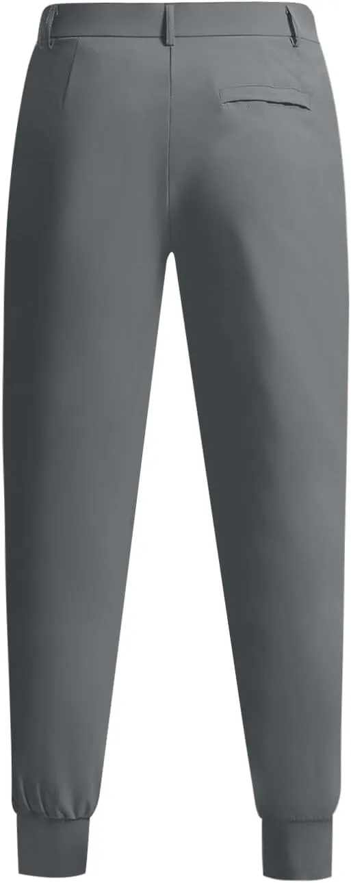 Sweatpants for Men Combat Track Cargo Male Tapered Loose Fit Elasticated Waist Solid Color Split Utility Cargo