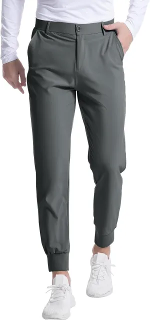 Sweatpants for Men Combat Track Cargo Male Tapered Loose Fit Elasticated Waist Solid Color Split Utility Cargo