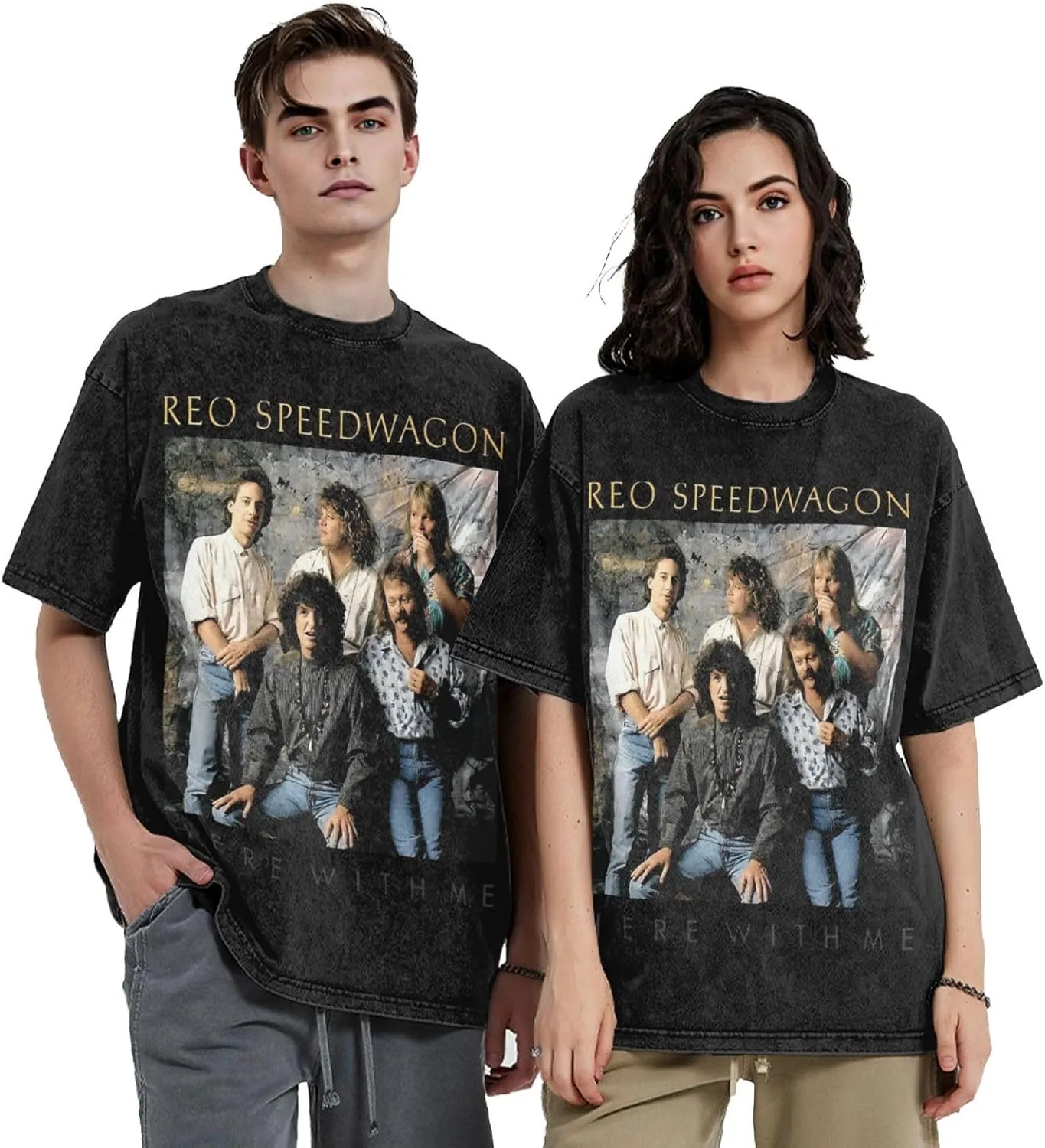 T-Shirt Men's Cotton Oversized for Unisex Short Sleeve Crew Neck Loose Tops