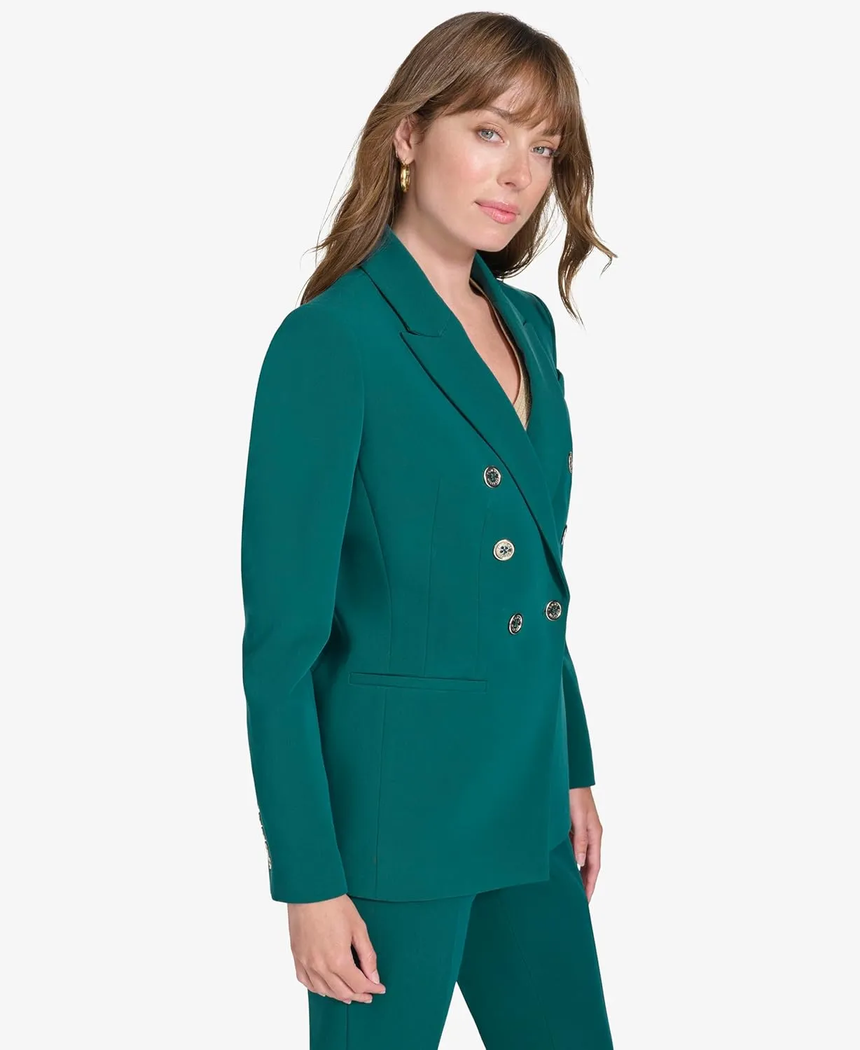 Tommy Hilfiger Women's Double Breasted Blazer Jacket