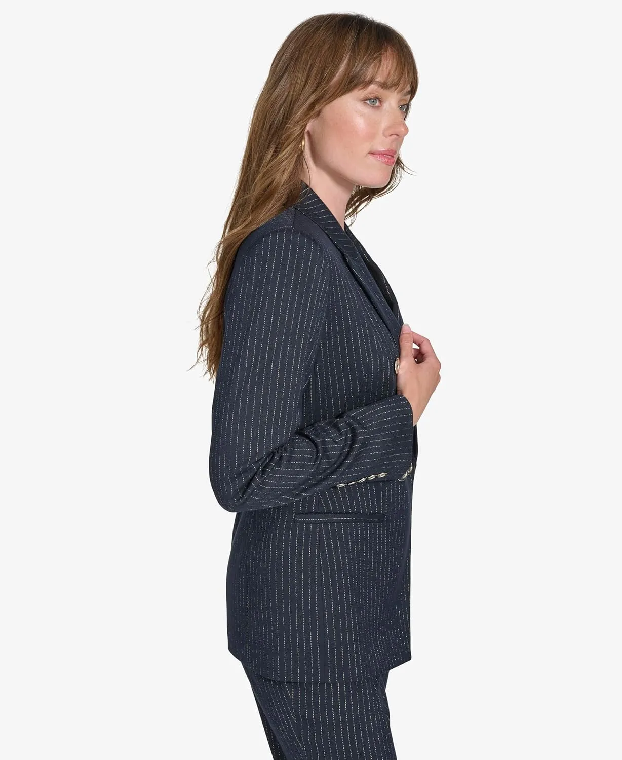 Tommy Hilfiger Women's Double Breasted Blazer Jacket