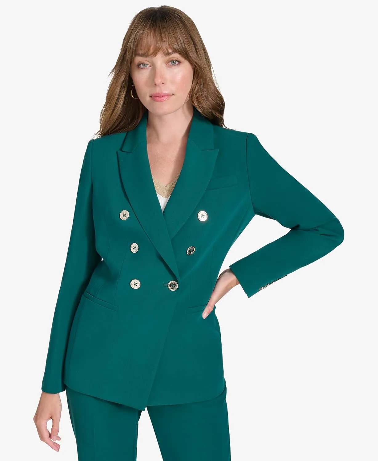 Tommy Hilfiger Women's Double Breasted Blazer Jacket