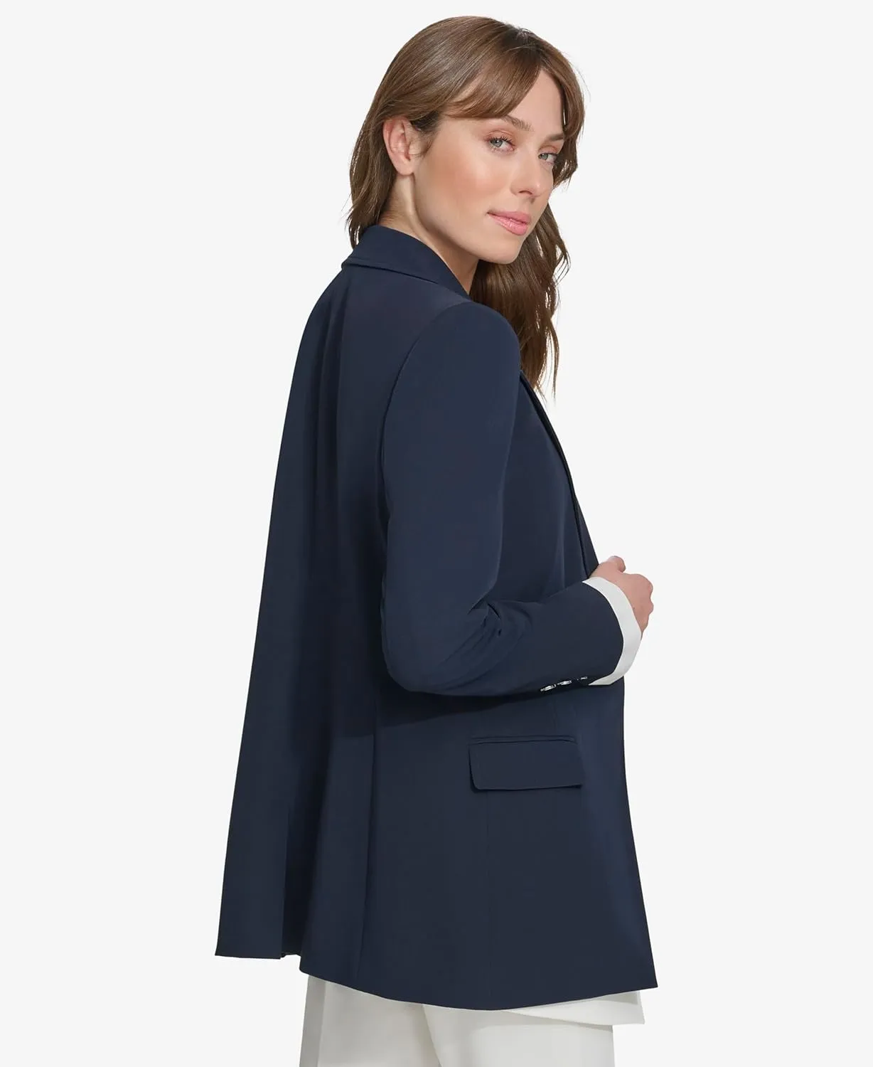 Tommy Hilfiger Women's Overlap Layer Blazer