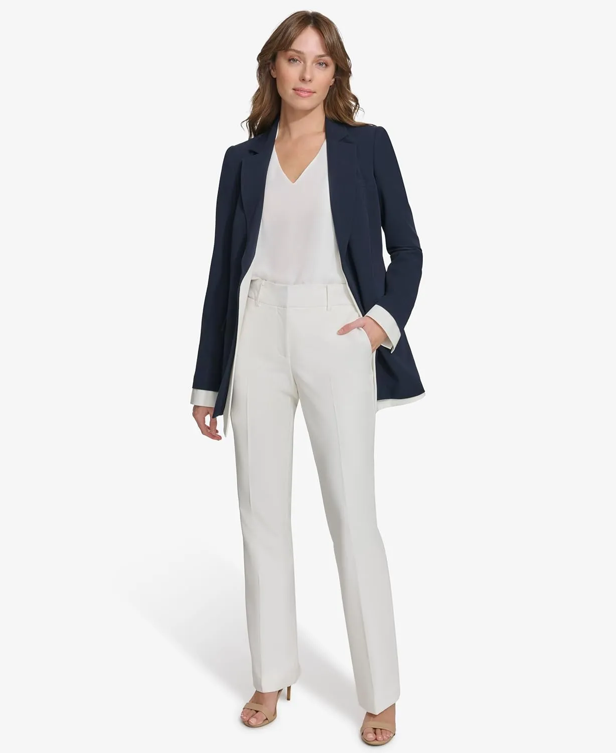 Tommy Hilfiger Women's Overlap Layer Blazer