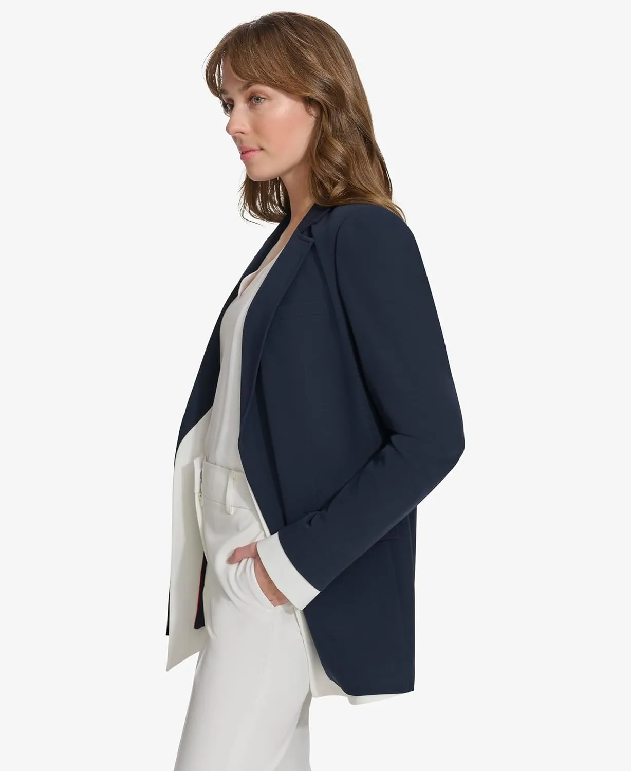 Tommy Hilfiger Women's Overlap Layer Blazer