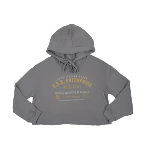 USS Enterprise Cropped hoodie