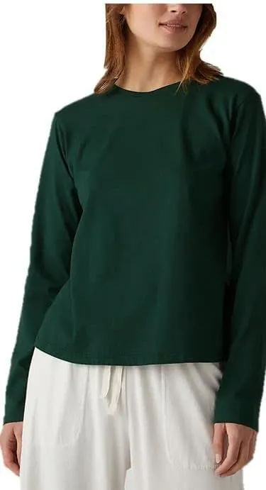 Velvet by Graham & Spencer Women's Vicente by Jenny Graham Organic Jersey Long Sleeve Tee