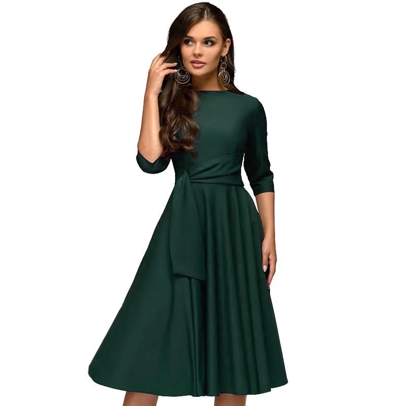 VenusFox casual elegant A line dress