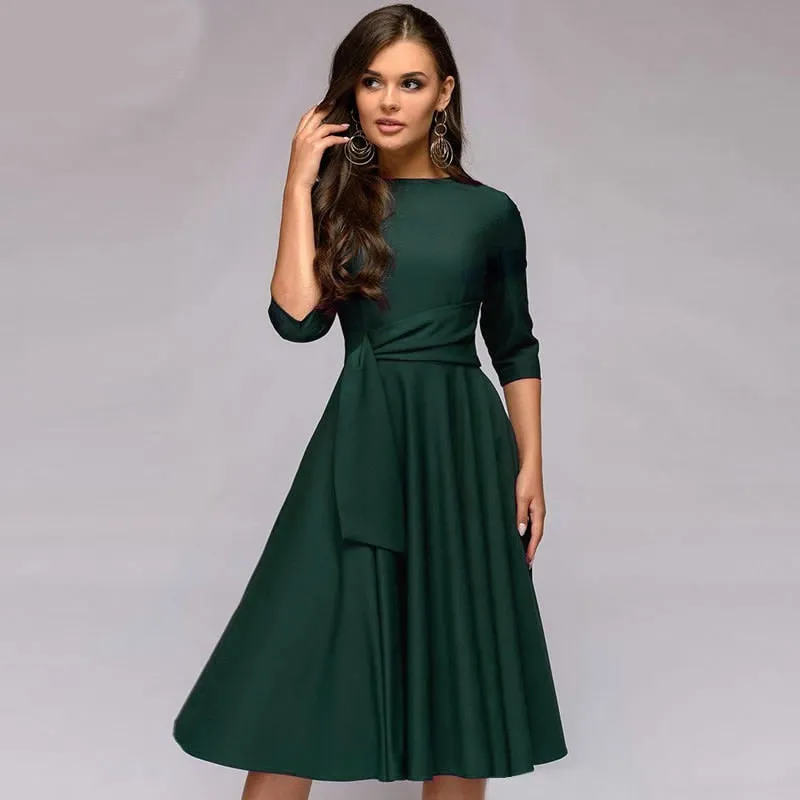 VenusFox casual elegant A line dress