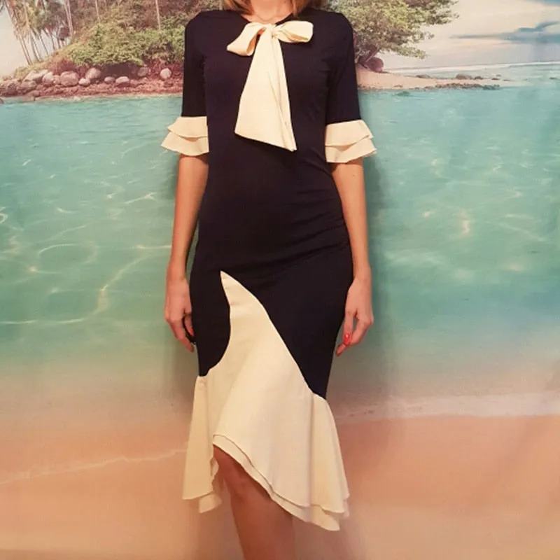 VenusFox Vintage Elegant Body con Dresses