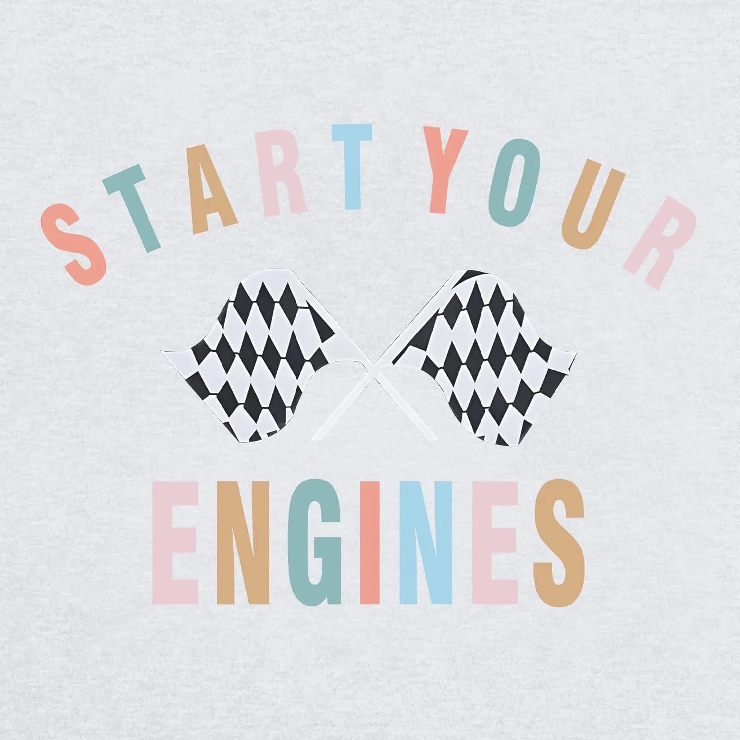 Vintage Racing Shirt Checkered Flag Graphic Tees Womens Start Your Engines Tshirt Race Day Shirts Short Sleeve Tops