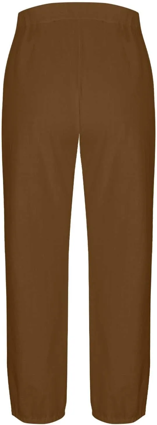 Women Capri Pants Casual Drawstring Elastic High Waist Baggy Wide Leg Cropped Pants Trousers for Ladies Summer Slacks