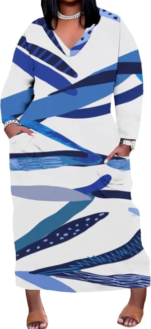 Womens African Dresses Sexy Casual T Shirt Dresses Oversized Baggy Summer Sundress