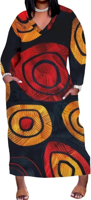 Womens African Dresses Sexy Casual T Shirt Dresses Oversized Baggy Summer Sundress