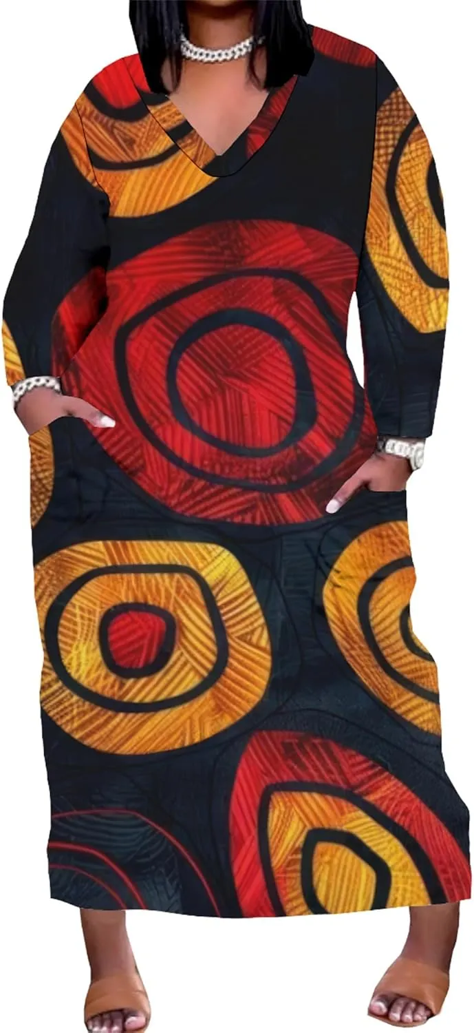 Womens African Dresses Sexy Casual T Shirt Dresses Oversized Baggy Summer Sundress