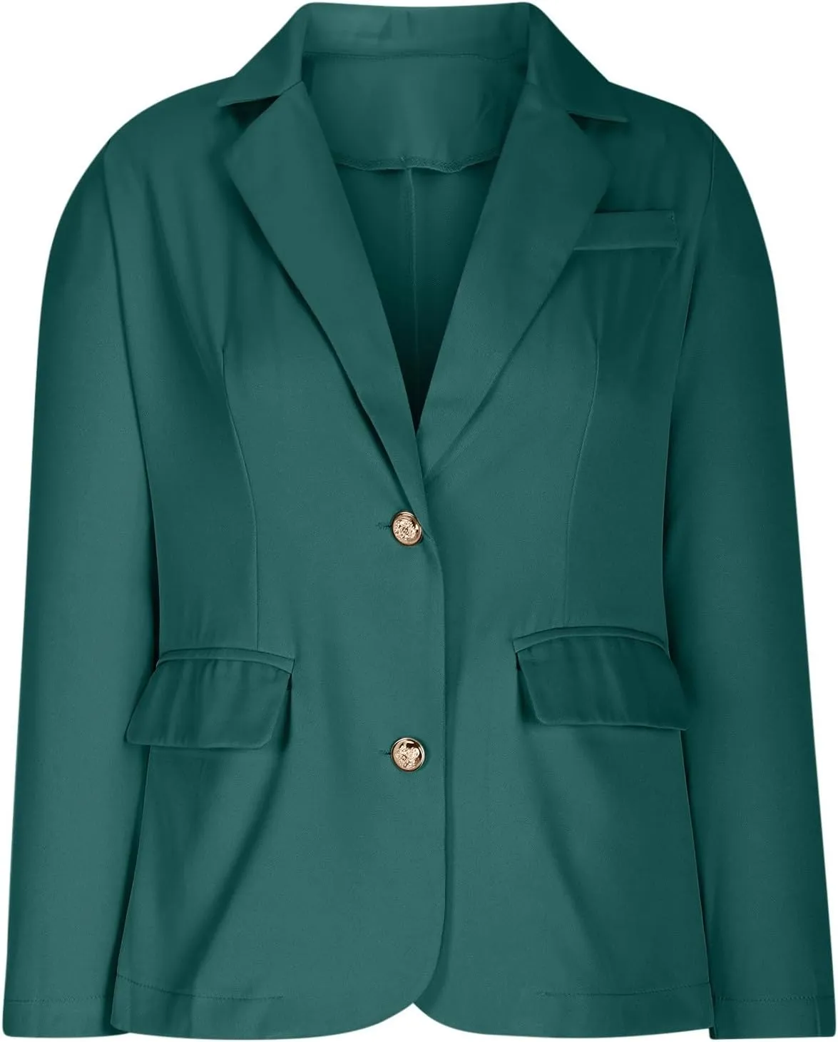 Womens Blazer Single Breasted Open Front Jacket Long Sleeve Lapel Collar Casual Blazers Work Office Suit Outerwear