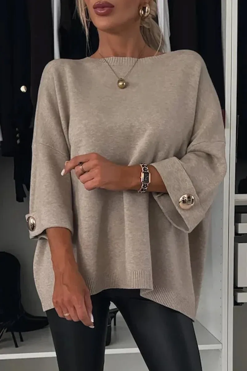 Women's Classic Solid Color Knit Top