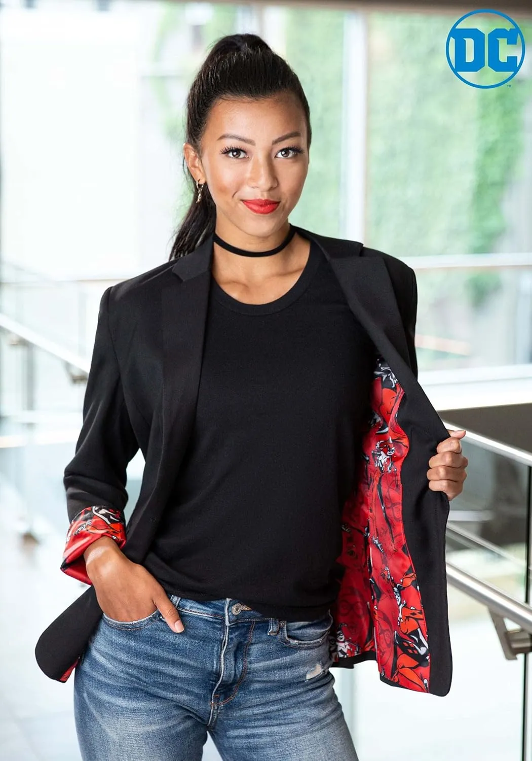 Womens Harley Quinn Suit Blazer