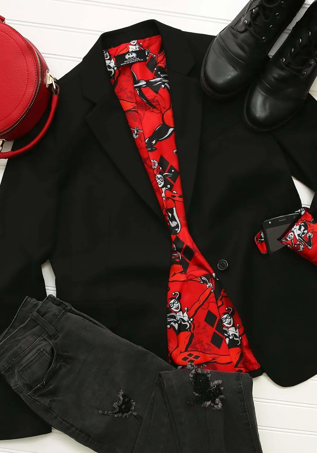 Womens Harley Quinn Suit Blazer