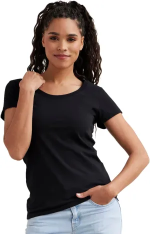 Women's Organic Pima Cotton Short Sleeve Scoop Neck Tee