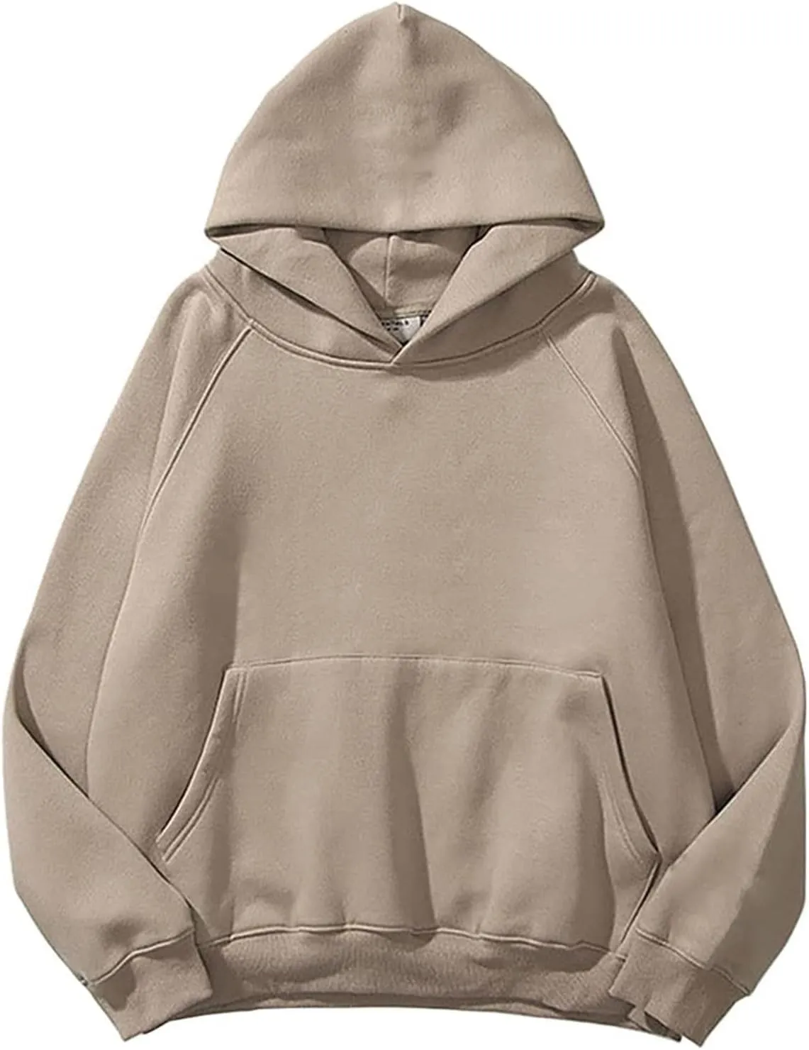 Women's Oversized Hoodies Solid Color Fleece Sweatshirts Long Sleeve Sweaters Pullover Fall Outfits with Pocket