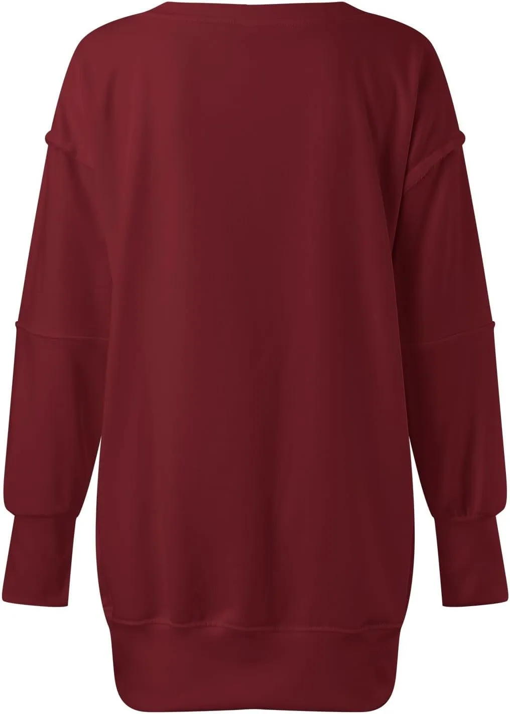Womens Oversized Sweatshirts 2024 Casual Crewneck Loose Pullover Tunic Tops Shirts Comfy Fall Fashion Clothes