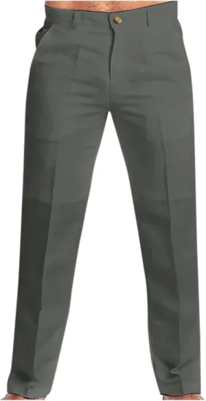 XUETON Men's Slim Fit Dress Pants Casual Business Office Work Pants Comfort Flat-Front Stretch Chino Golf Trousers Straight Leg Cotton Linen Workout Track Pants Slacks Fall Trousers for Men Dark Gray