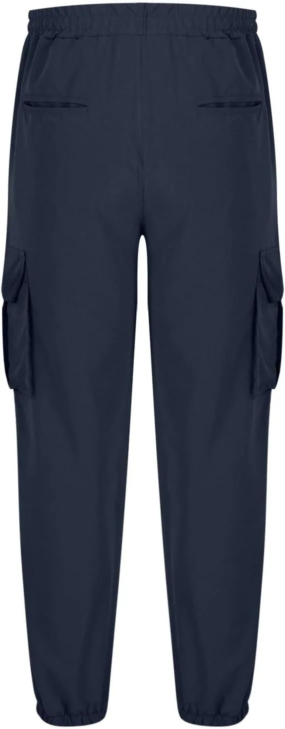 Zeiyignr Men's Cargo Jogger Pants Stretch Sweatpants Slim Fit Outdoor Hiking Pants with Multi Pockets Casual Work Trousers