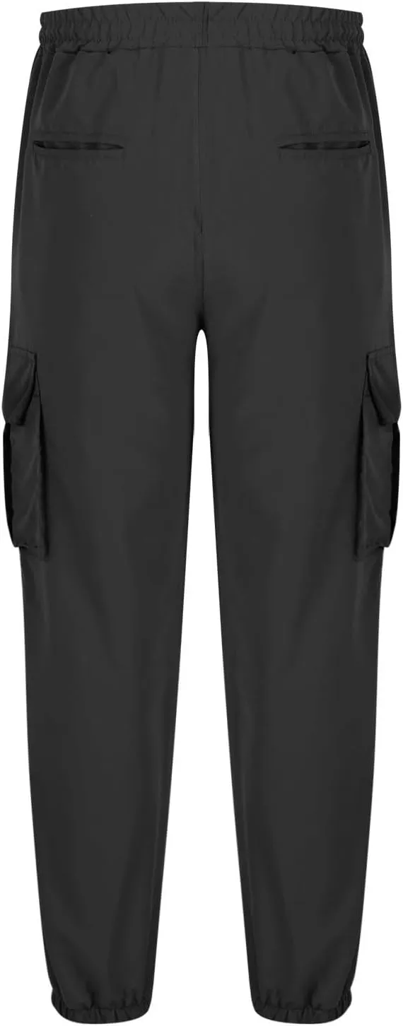 Zeiyignr Men's Cargo Jogger Pants Stretch Sweatpants Slim Fit Outdoor Hiking Pants with Multi Pockets Casual Work Trousers
