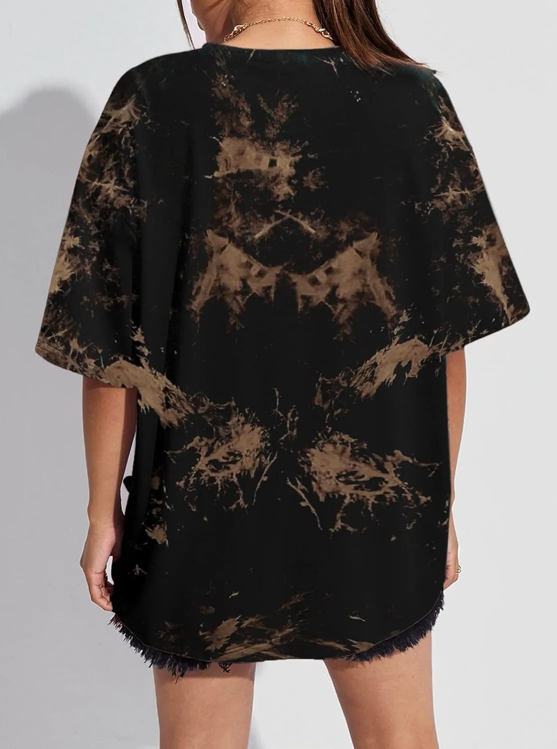 Zoyami Womens Oversized T Shirt Graphic Tee Casual Summer Loose Short Sleeve Top
